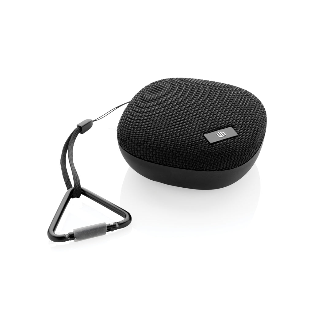 Speaker 5W, IPX7 waterdicht met bevestigingsgesp, 24u, zwart