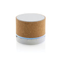 Kurken speaker 3W met ingebouwd lampje, bruin