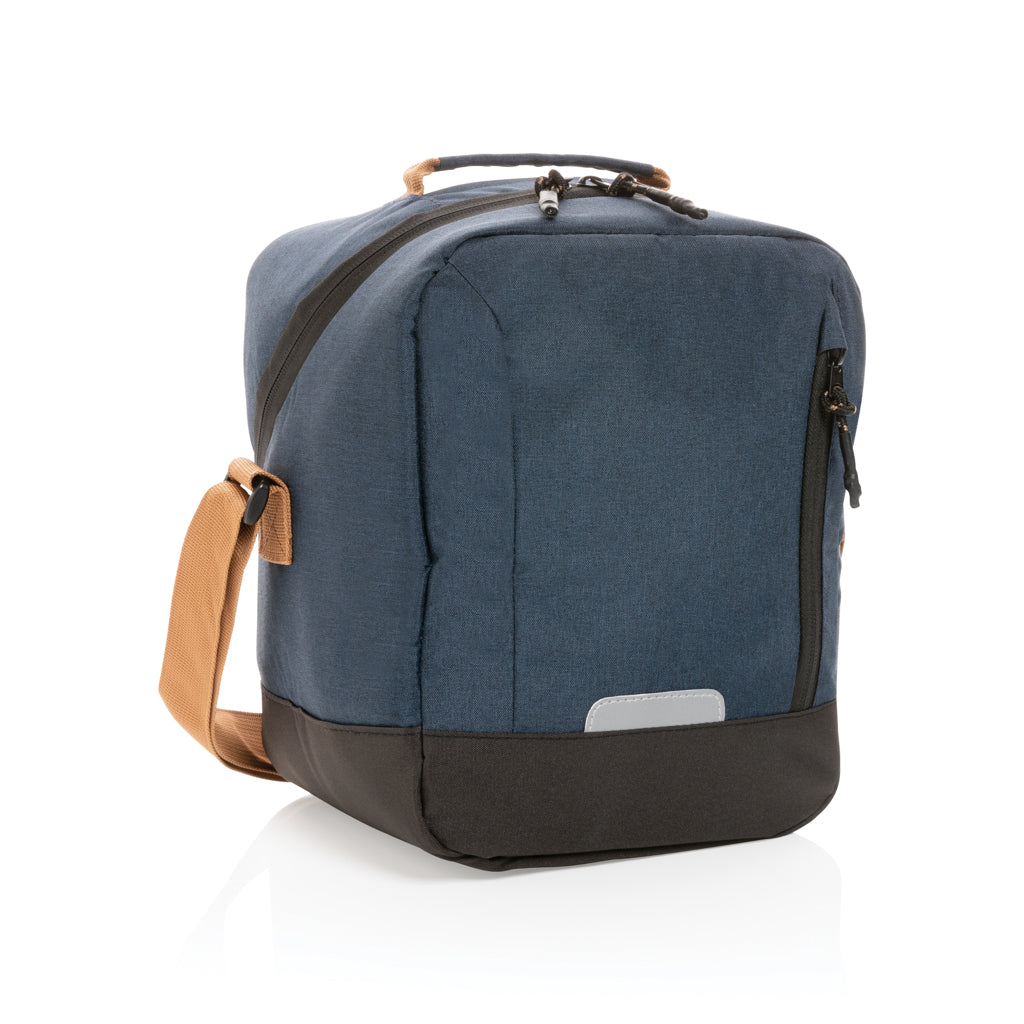 Outdoor koeltas met verstelbare schouderriem voor 12 blikjes, donkerblauw