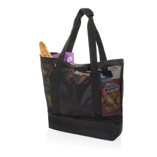 2-in-1 tas met apart koelcompartiment van gerecycled RPET, zwart