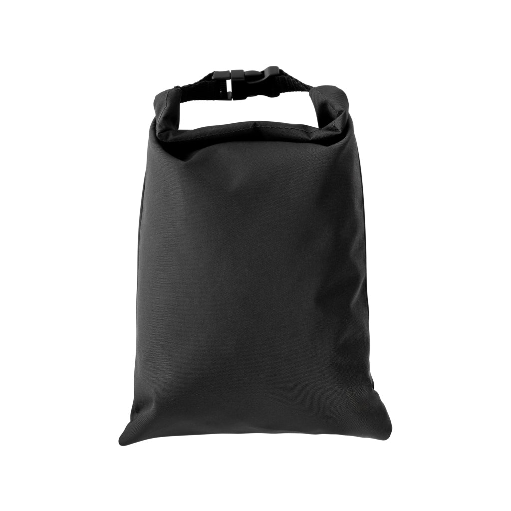 Opvouwbare lunchzak van gerecycled PET, 30 x 20 cm, zwart