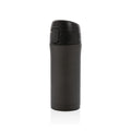 Vacuüm mok 300 ml metallic met afsluitbare dop, zwart