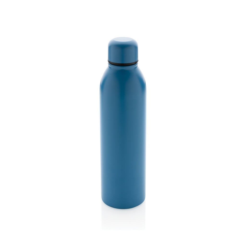 Vacuümfles van 77% gerecycled roestvrij staal, blauw