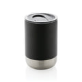 Beker 360 ml van 76% gerecycled roestvrij staal, zwart