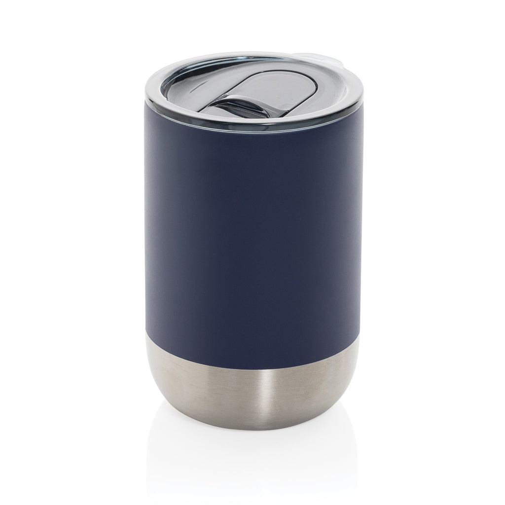 Beker 360 ml van 76% gerecycled roestvrij staal, donkerblauw
