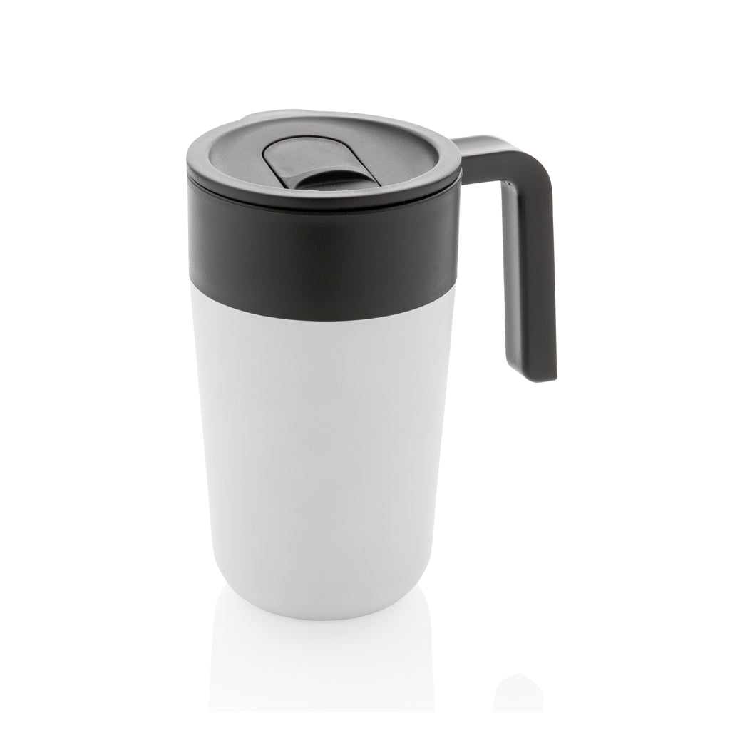 Reismok 480 ml met handvat en schuifdeksel, wit