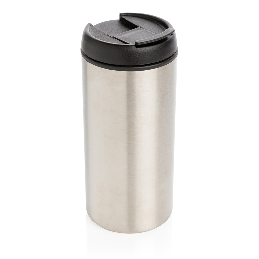 Koffiebeker 300 ml, klassiek model, gerecycled RVS, zilver