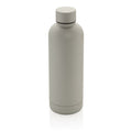 Vacuümfles 500 ml, minimalistisch design, gerecycled RVS, zilver