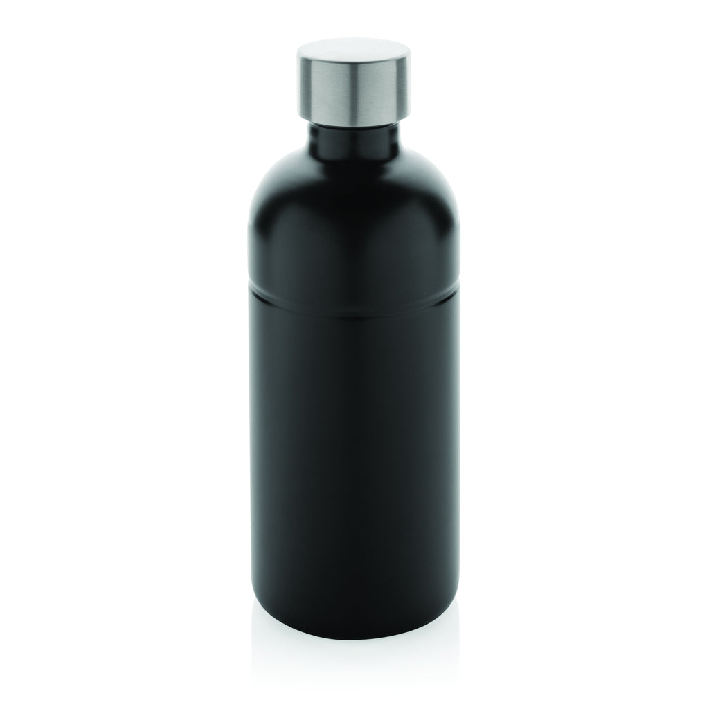 Drinkfles 800 ml, geschikt voor koolzuurhoudende drank, zwart