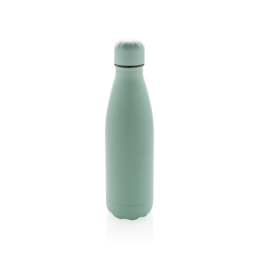 Vacuümfles 500 ml, unikleur, slank model, groen