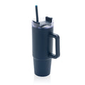 Tumbler 750 ml met draaibare deksel en handvat, donkerblauw