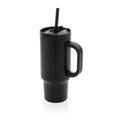 Compacte beker 480 ml met afsluitbare dop, zwart