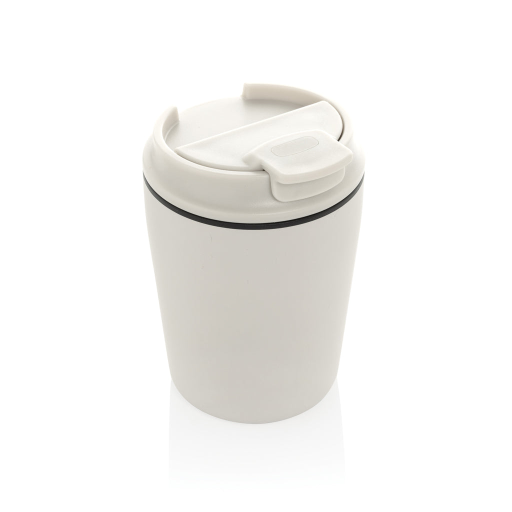 Koffiemok 220 ml in cilindervormige geschenkkoker, wit