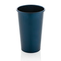 Stapelbare beker 450 ml van gerecycled aluminium, donkerblauw