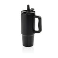 Beker 900 ml met flip-top tuit, zonder rietje, zwart