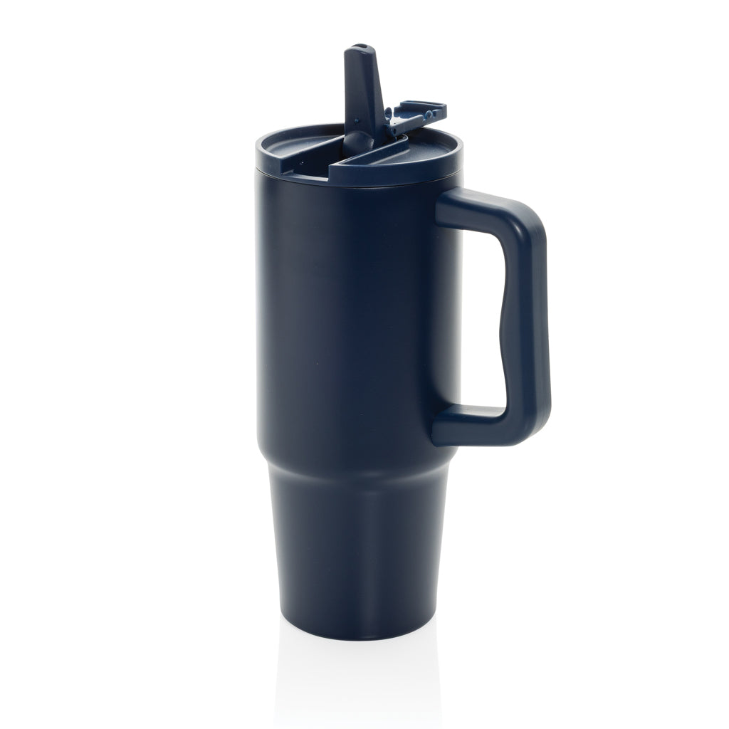 Beker 900 ml met flip-top tuit, zonder rietje, donkerblauw