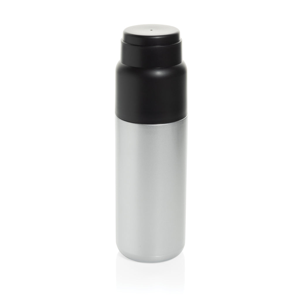 Thermosfles 500 ml met beker als dop, zilver