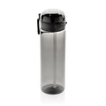 Sportfles 800 ml met uitklapbaar rietje, zwart