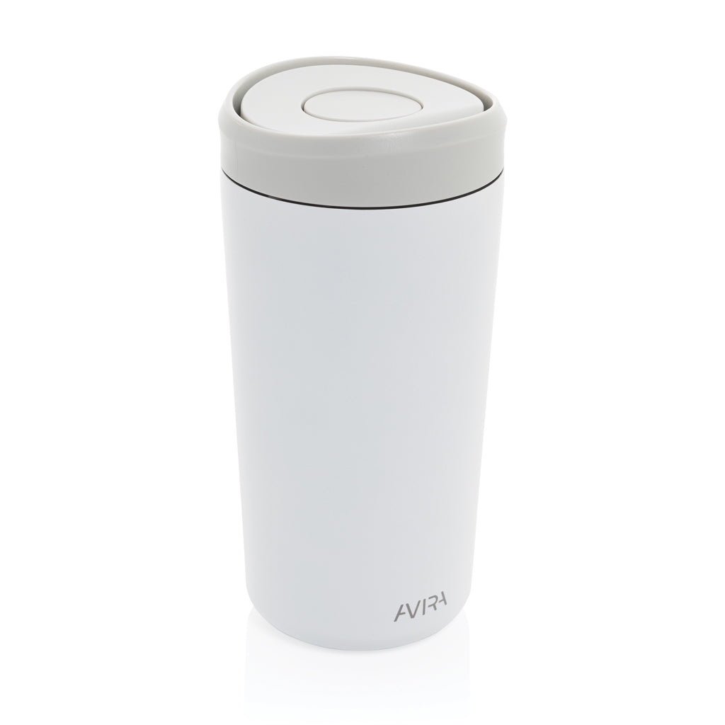 Koffiebeker 400 ml met één-klik opening, wit