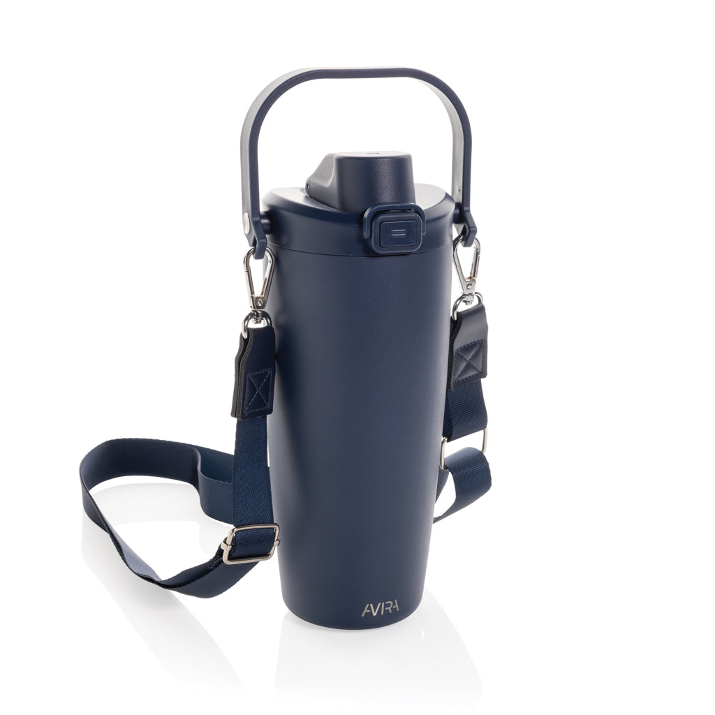Tumbler 600 ml om crossbody te dragen, donkerblauw