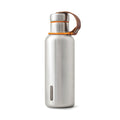 Geïsoleerde waterfles, RVS deksel, oranje