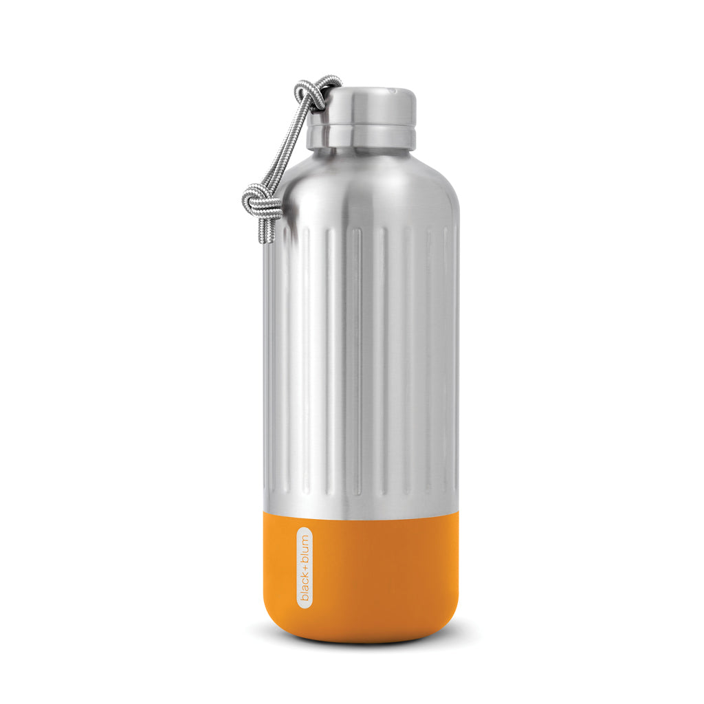 Isoleerfles van RVS, 850 ml, ook in kleiner formaat, oranje