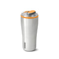 Dubbelwandige reisbeker van RVS, 600 ml, oranje