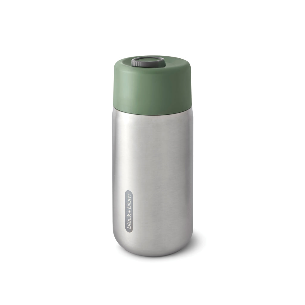Geïsoleerde reisbeker van RVS, 340 ml, olijfgroen