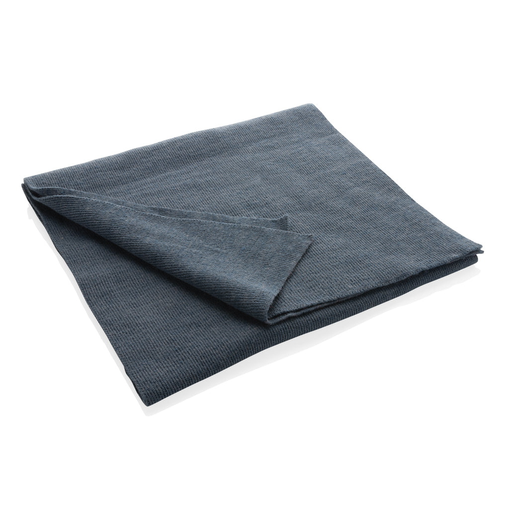Gebreide sjaal, sage blue