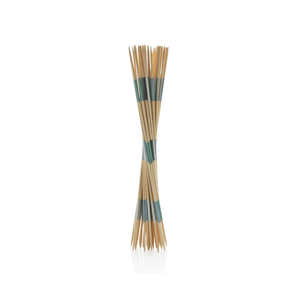 Extra grote mikado-set van bamboe, 41 stokjes, bruin