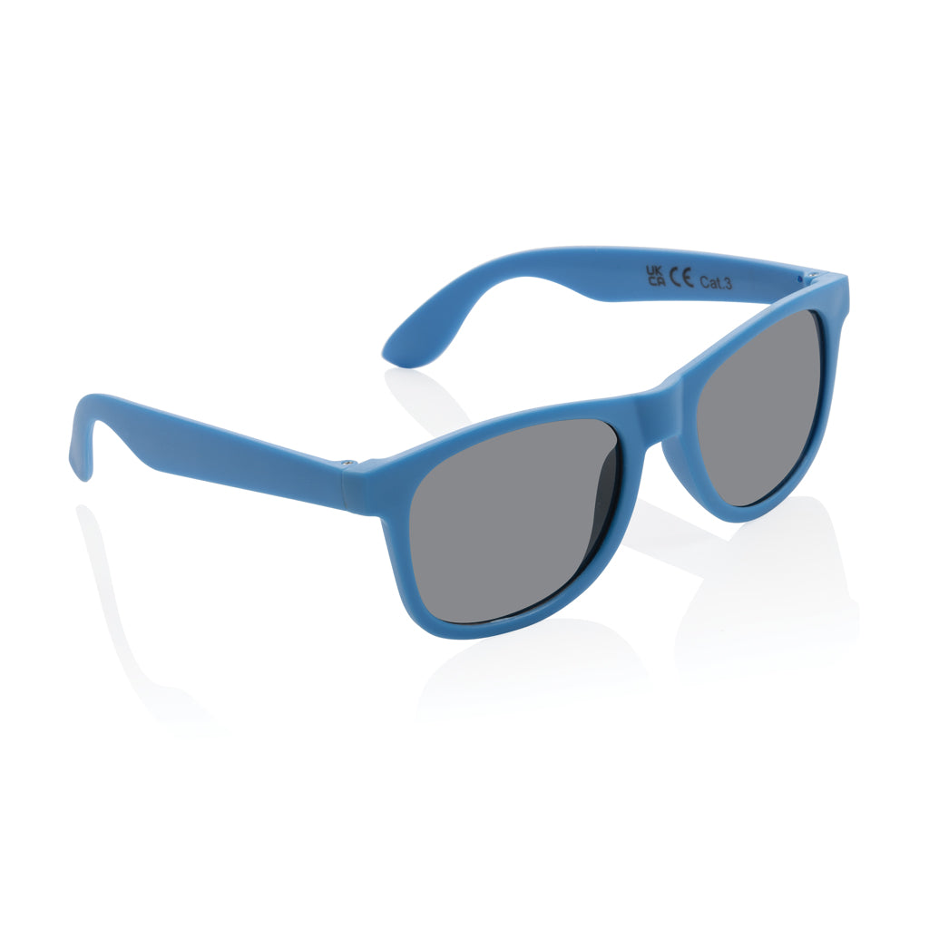Zonnebril met montuur volledig van gerecycled PP-plastic, blauw