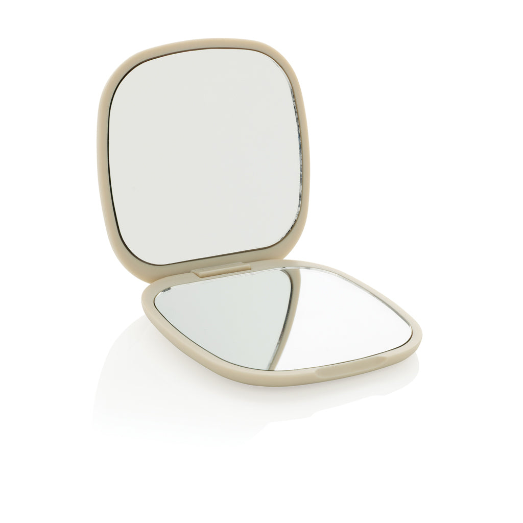Make-upspiegel zonder batterij, met vergrotend vlak, beige