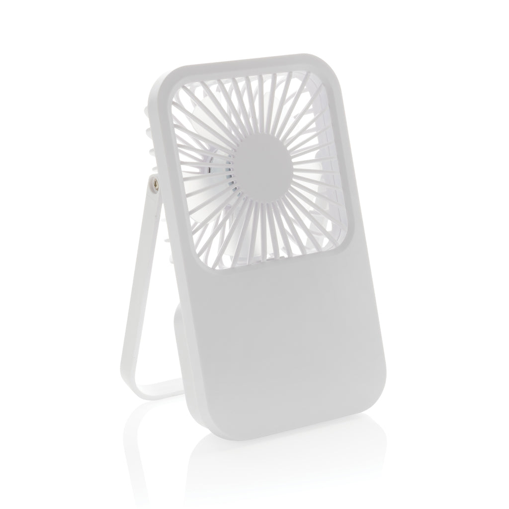 Bureauventilator met verstelbare standaard, wit