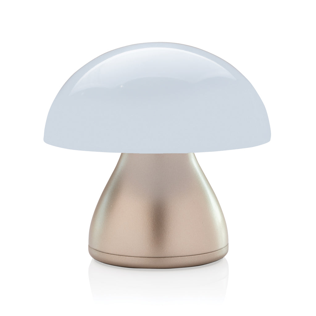 Oplaadbare tafellamp van 84% gerecycled plastic, brons