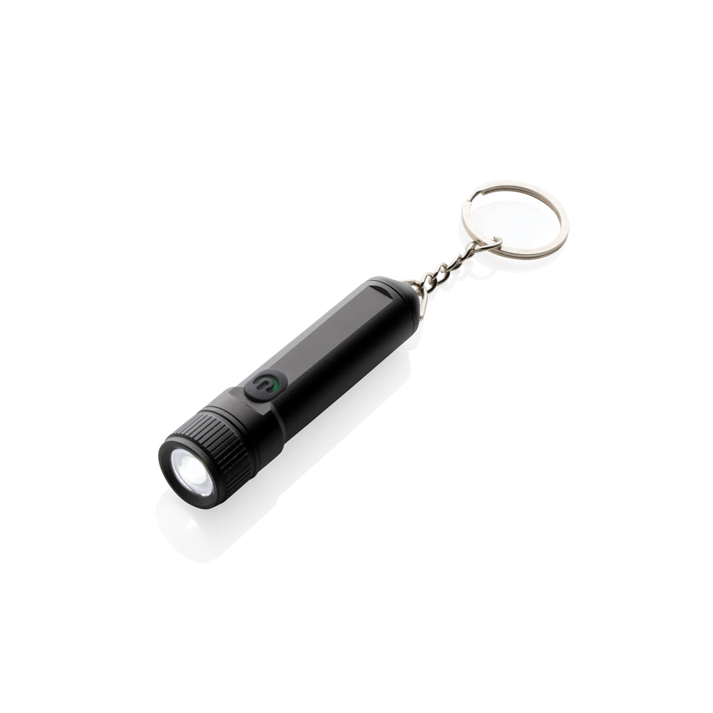 Ultra felle zaklamp op zakformaat, IPX4, zwart