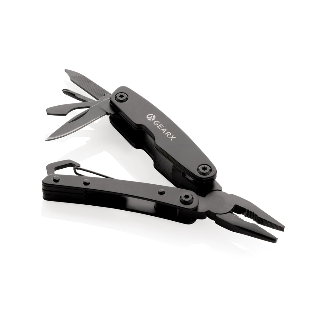 Mini-multitool met negen functies, zwart