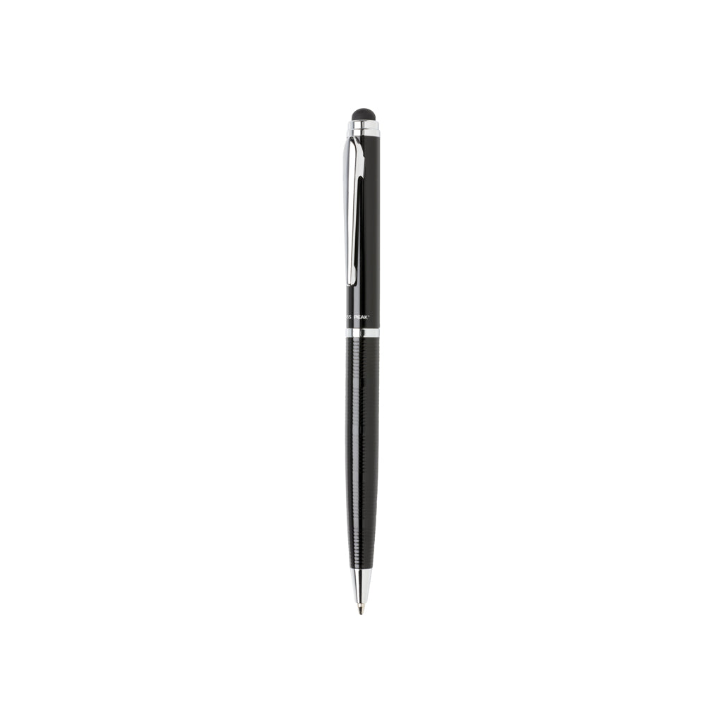 Touchscreen balpen met luxe patroon, zwart