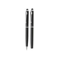Pennenset met touchscreen balpen en rollerball, zwart