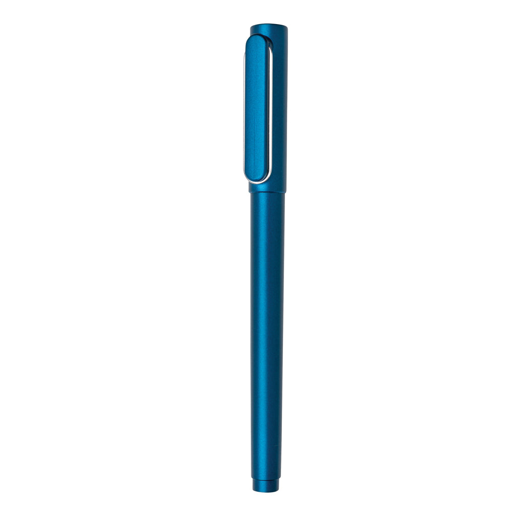 Balpen met dop en extra vloeiende inkt, blauw