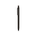 Metallic balpen met metalen clip, zwart
