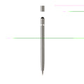Metalen touchscreen pen met tijdloos design, zilver