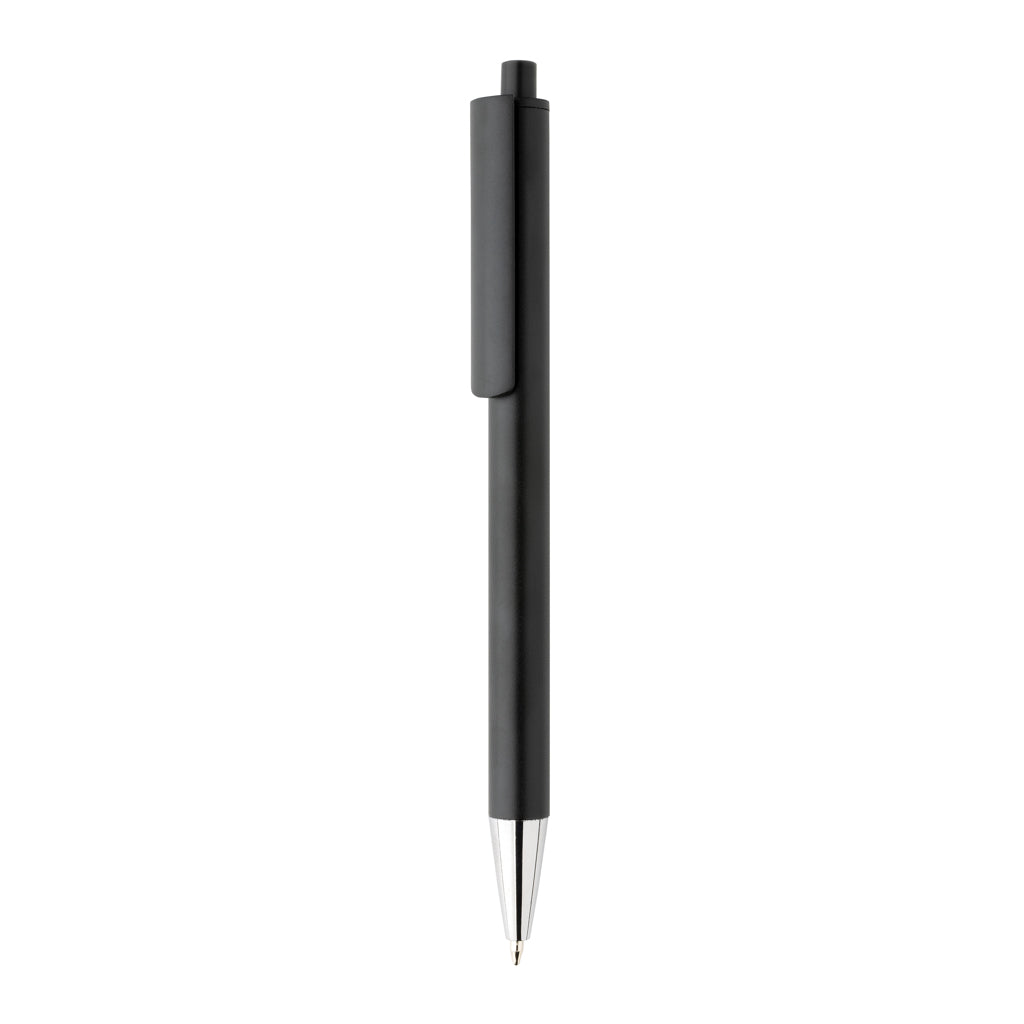 Balpen van gerecycled aluminium, strak design, zwart