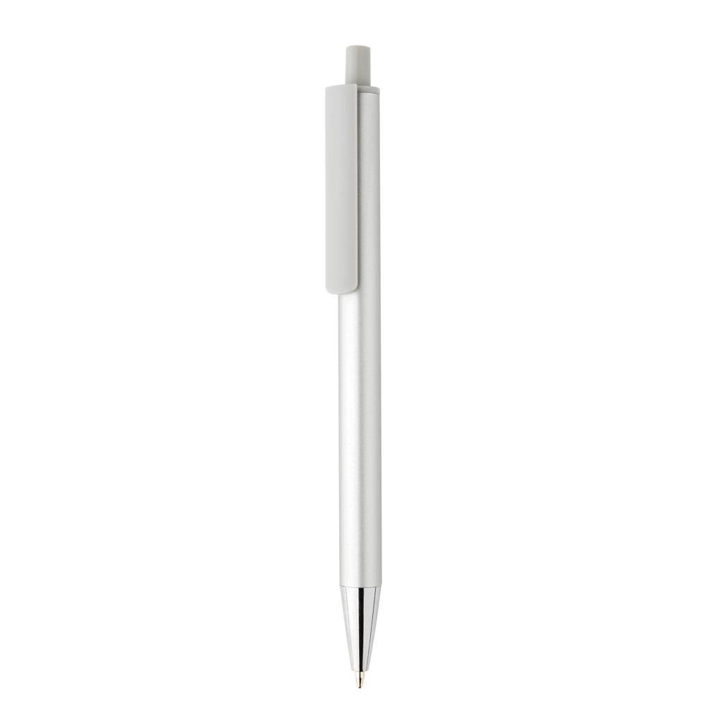Balpen van gerecycled aluminium, strak design, zilver