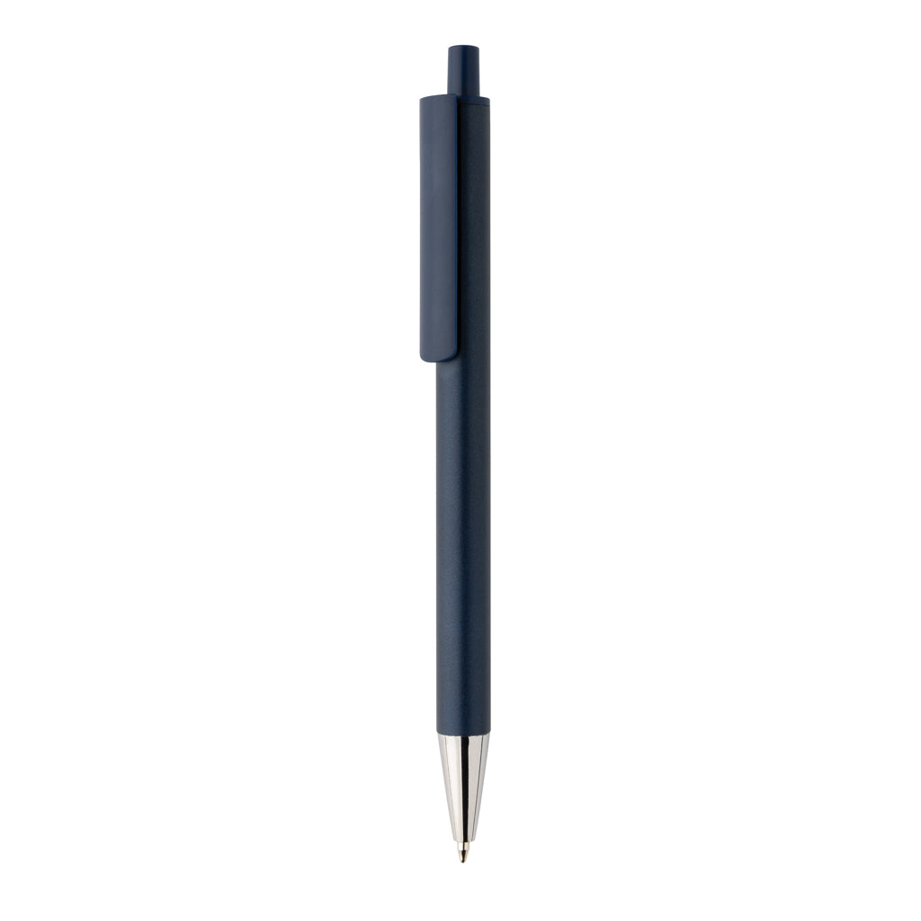 Balpen van gerecycled aluminium, strak design, blauw
