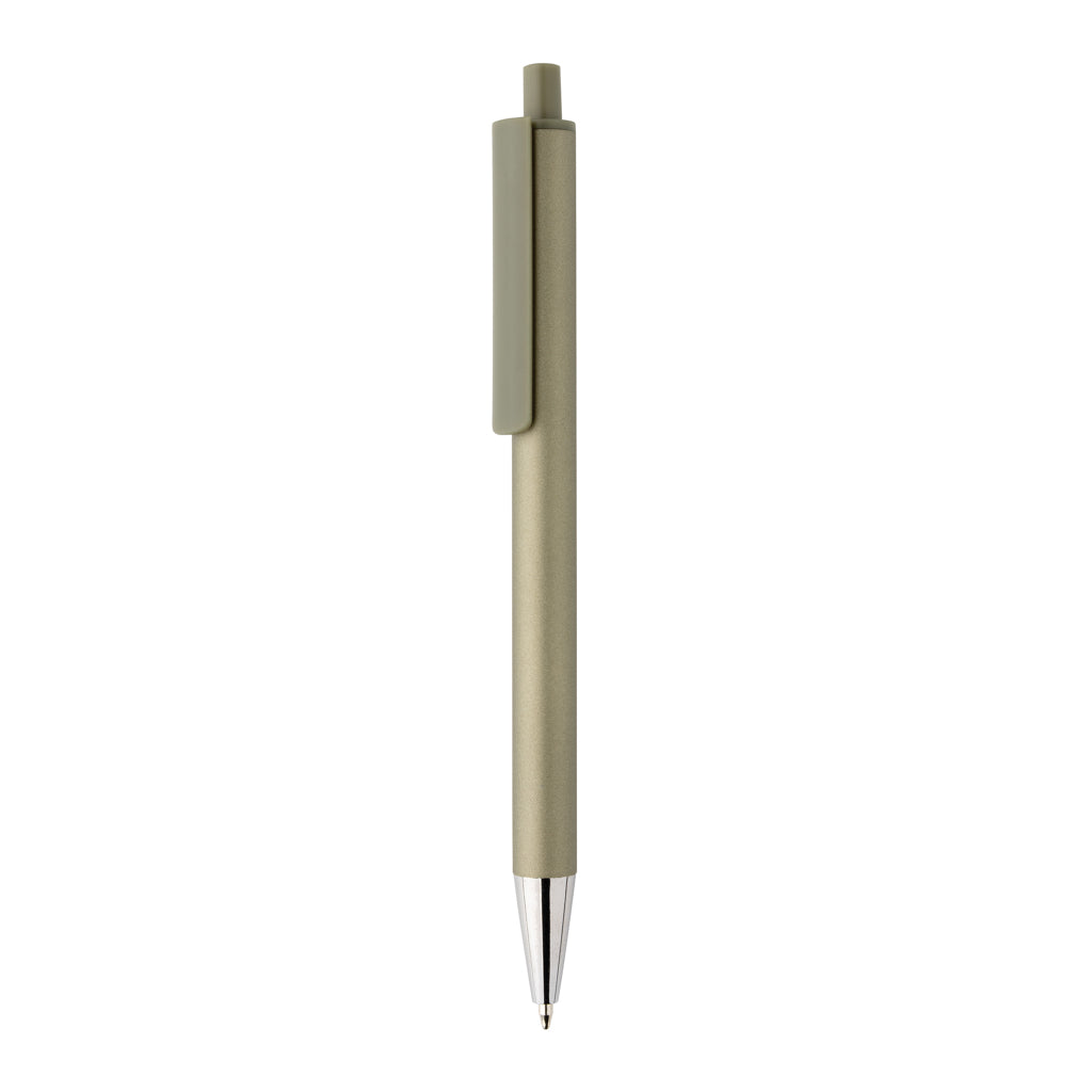 Balpen van gerecycled aluminium, strak design, groen