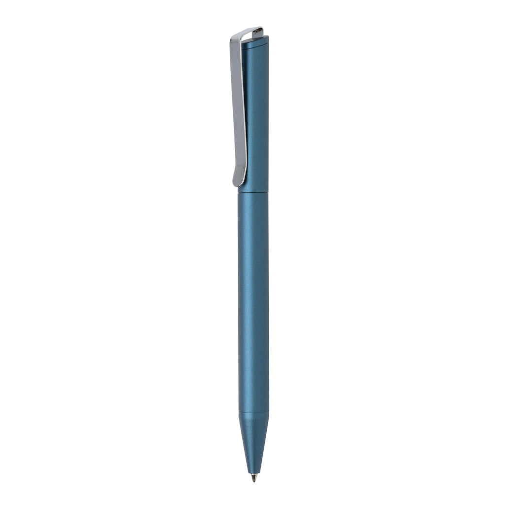 Balpen van gerecycled aluminium met draaimechanisme, royal blue