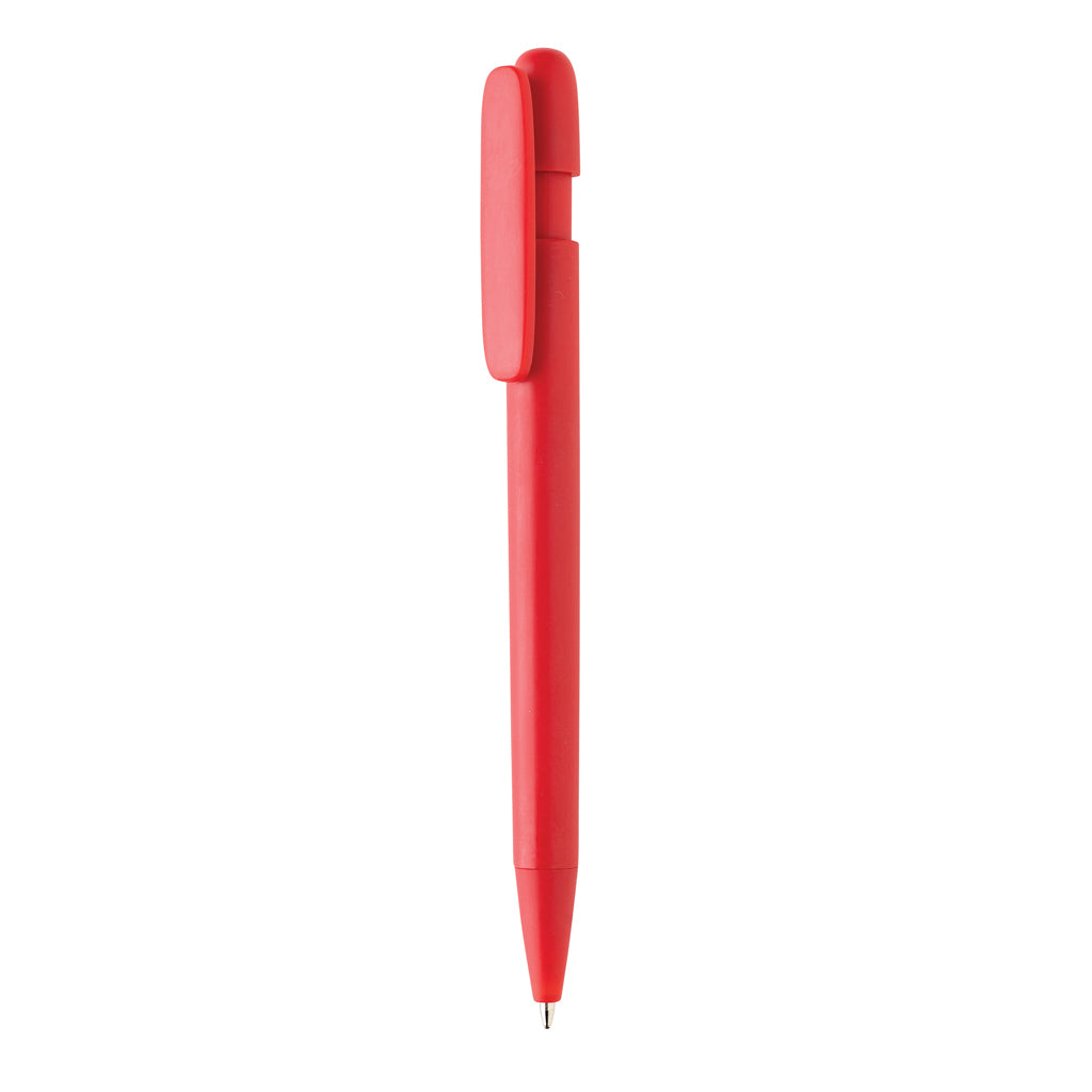 Balpen van gerecycled ABS met eigentijds design, rood