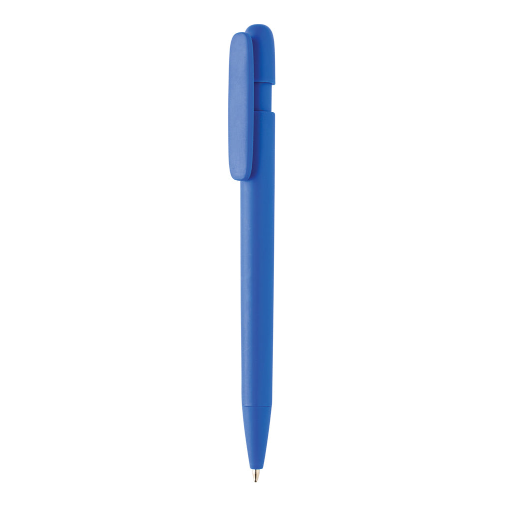 Balpen van gerecycled ABS met eigentijds design, blauw