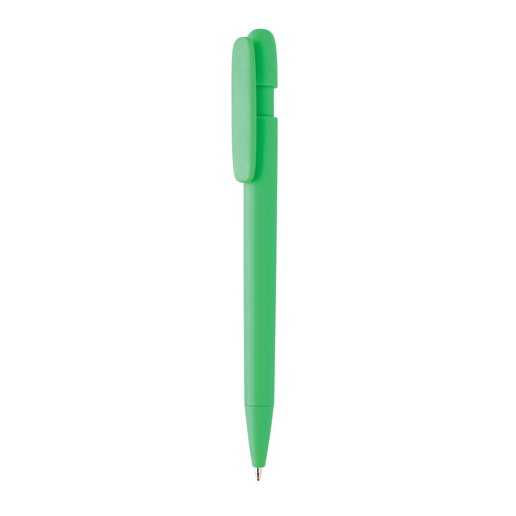 Balpen van gerecycled ABS met eigentijds design, groen