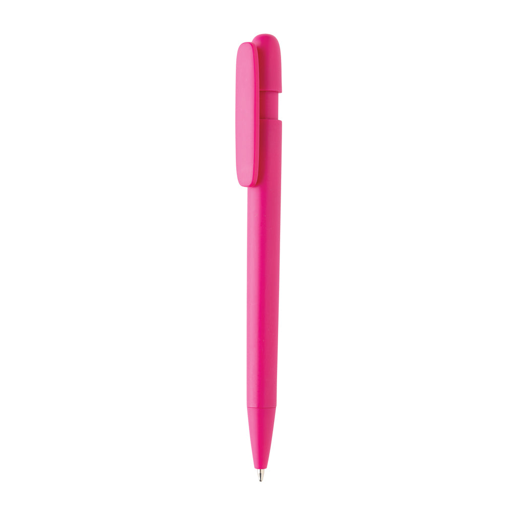 Balpen van gerecycled ABS met eigentijds design, roze